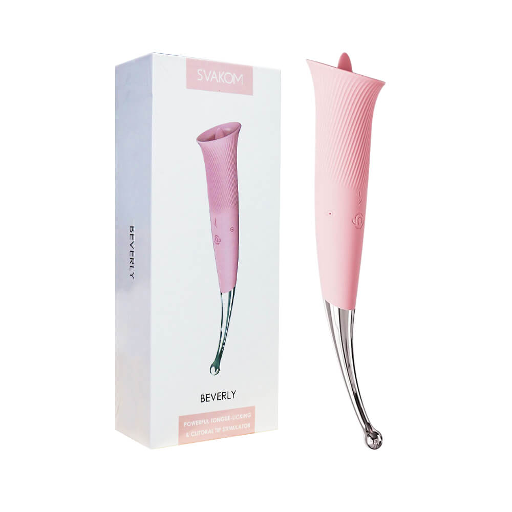  Đánh giá Máy massage 2 đầu Svakom Beverly kèm lưỡi liếm kích thích điểm G  nhập khẩu 