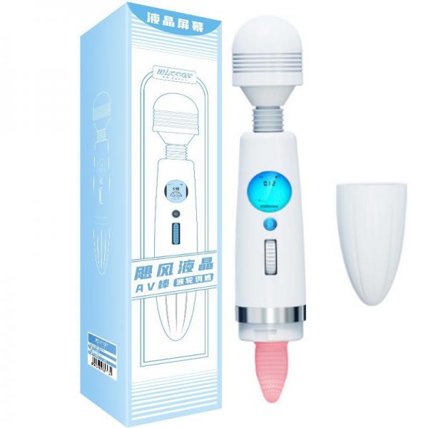 Phân phối Chày rung kèm lưỡi liếm 2 đầu Galaku có màn hình Led massage điểm G  tốt nhất 