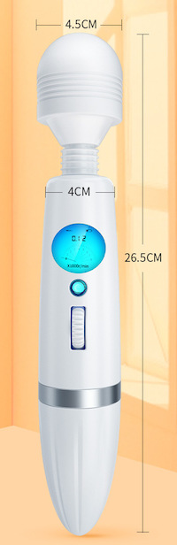 Chày rung kèm lưỡi liếm 2 đầu Galaku có màn hình Led massage điểm G