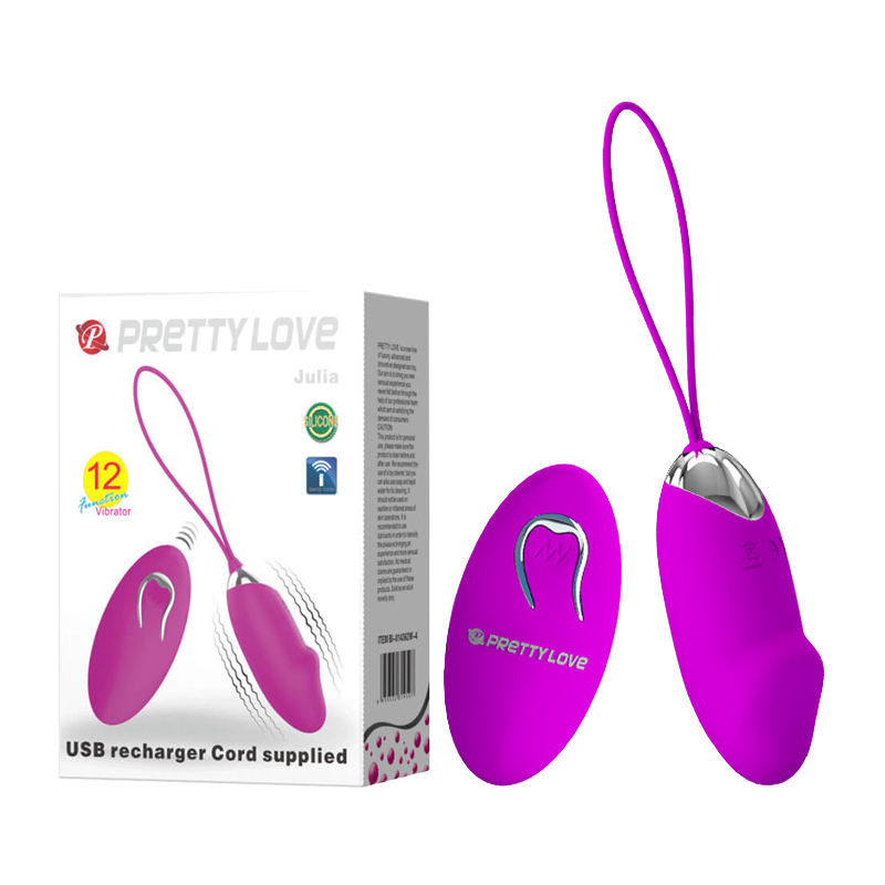  Đánh giá Trứng rung không dây 12 chế độ rung sạc điện - Pretty Love Julia  tốt nhất 