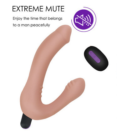 Dương vật giả 2 đầu Lovetoy Ijoy Strapless 10 chế độ rung sạc điện