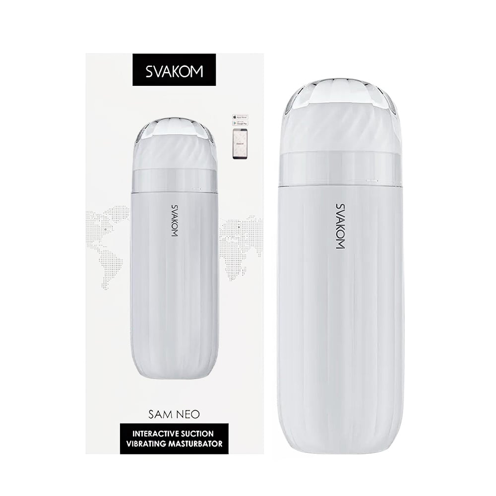  Shop bán Âm đạo giả đa năng Svakom Sam Neo Trắng  nhập khẩu 