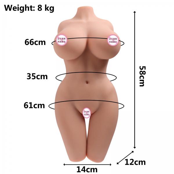 Búp Bê silicon Bán Thân con 8 Kg siêu mềm