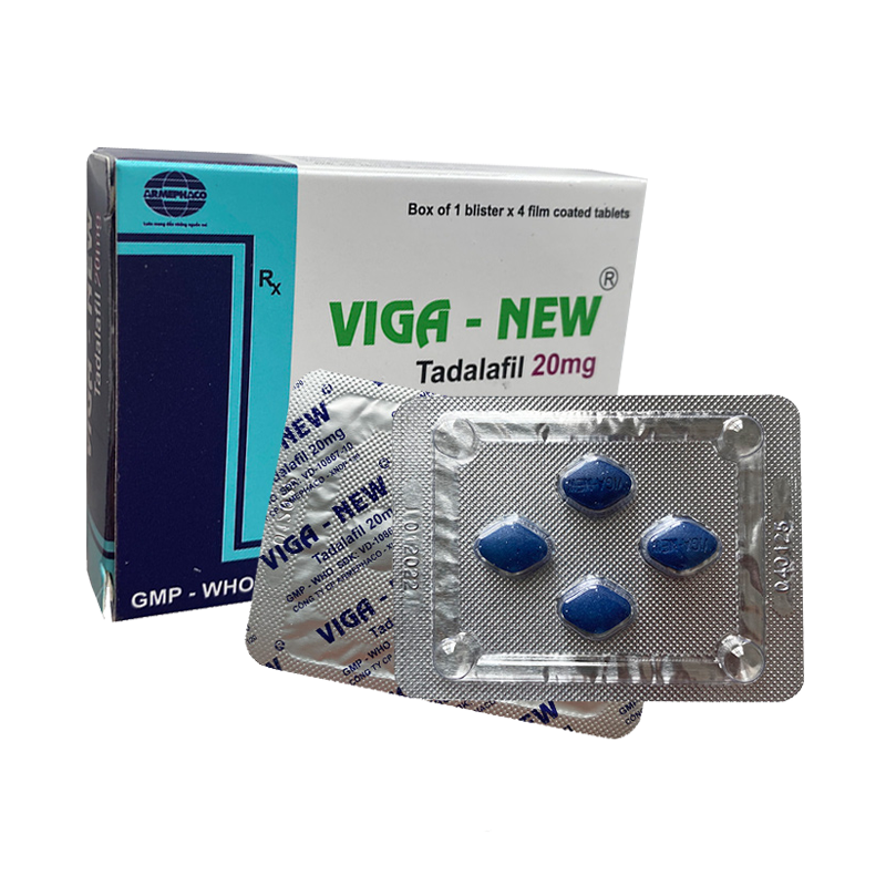  Nơi bán Viga New 20mg cường dương kéo dài thời gian chống xuất tinh hộp 4 viên  tốt nhất 