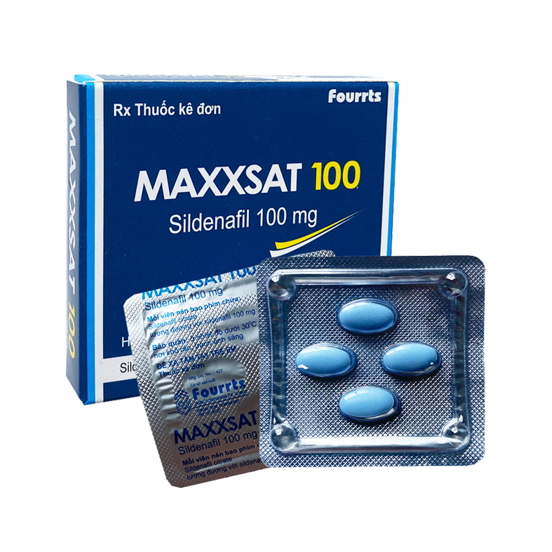 Kho sỉ Maxxsat 100 Sildenafil Cường dương kéo dài thời gian Nam  mới nhất 