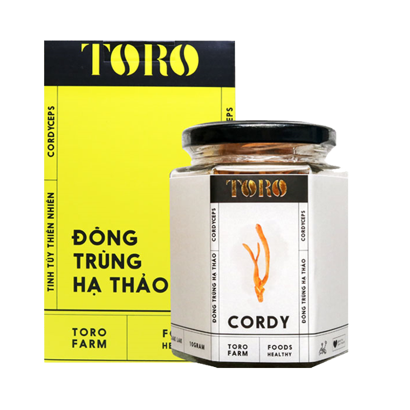  Đại lý Đông trùng hạ thảo Toro - Sấy thăng hoa nguyên sợi cải thiện chức năng sinh lý - Hũ 10g giá rẻ 