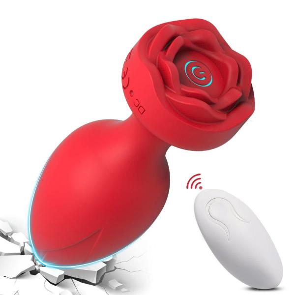 Trứng rung hậu môn hoa hồng điều khiển từ xa 