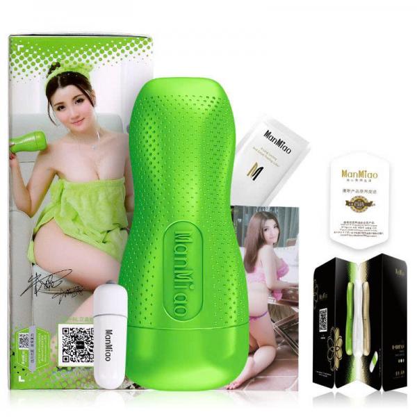 ManMiao Shake Cup có rung  Âm đạo giả dạng cốc thủ dâm nhỏ gọn mềm như thật 