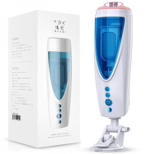 Âm Đạo Giả Gắn Tường Tự Động FOXSHOW M10 Rung Xoay Thụt Tiếng Rên 